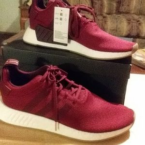 mens burgundy adidas shoes